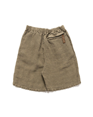Linen Heavy Canvas EASY Shorts Grey - HAVEN