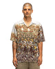 Rayon NABAJO LAND Aloha Shirt Light Grey - HAVEN