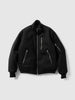 HAVEN Loft Bomber - Loro Piana Storm System Wool Charcoal, Bomber Jackets