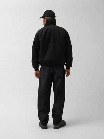 HAVEN Loft Bomber - Loro Piana Storm System Wool Charcoal, Bomber Jackets