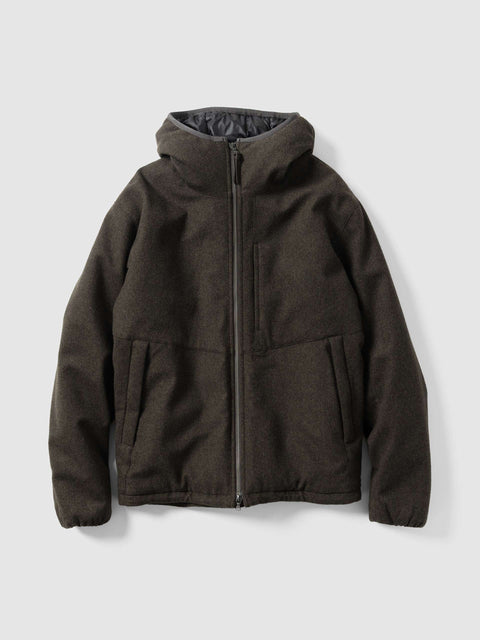 HAVEN Logan Parka - Loro Piana Storm System Wool Brown, Jackets