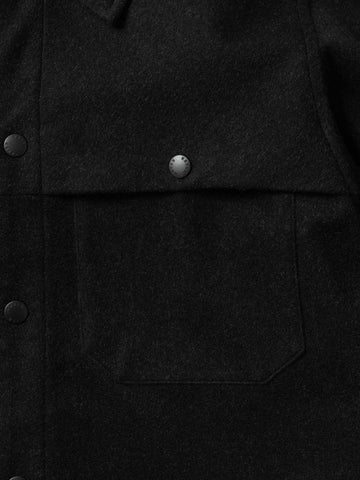 HAVEN Logger Shirt - Loro Piana Storm System® Charcoal, Overshirts