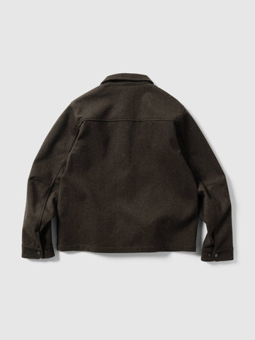 HAVEN Logger Shirt - Loro Piana Storm System® Wool Earth, Overshirts