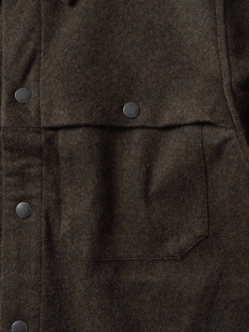 HAVEN Logger Shirt - Loro Piana Storm System® Wool Earth, Overshirts