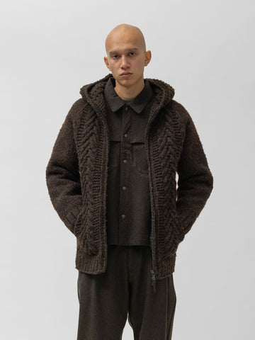 HAVEN Pacific Parka - Handknit Wool Earth, Cardigans