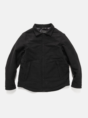 HAVEN Psylo Insulated Overshirt - Washed Cotton Canvas / Windstopper® Black, Insulated Jackets