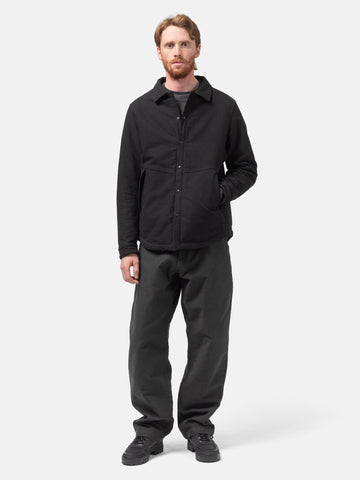 HAVEN Psylo Insulated Overshirt - Washed Cotton Canvas / Windstopper® Black, Insulated Jackets