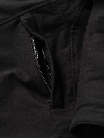 HAVEN Psylo Insulated Overshirt - Washed Cotton Canvas / Windstopper® Black, Insulated Jackets