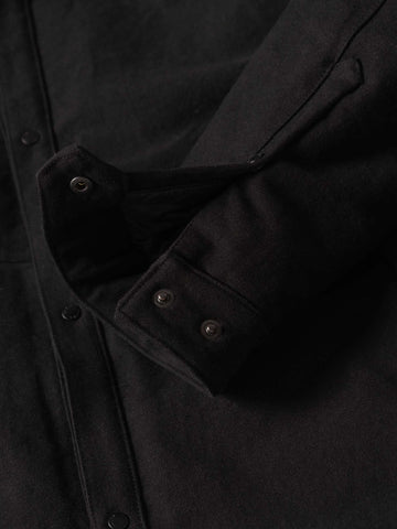 HAVEN Psylo Insulated Overshirt - Washed Cotton Canvas / Windstopper® Black, Insulated Jackets