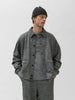 HAVEN Roam Cardigan - Fog Wool Cotton Terry Charcoal, Cardigans
