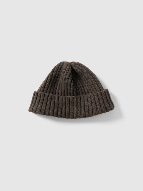 HAVEN Ribbed Beanie - Merino Wool Cashmere Earth, Beanies