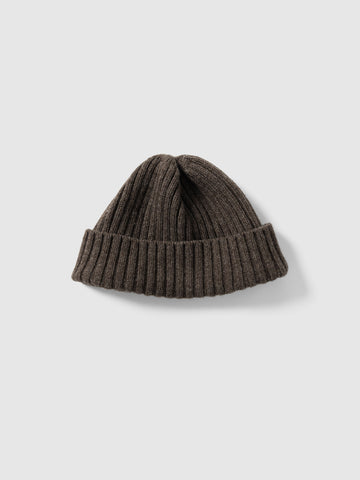 HAVEN Ribbed Beanie - Merino Wool Cashmere Earth, Beanies