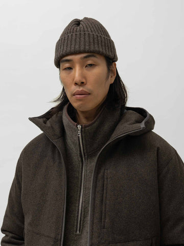 HAVEN Ribbed Beanie - Merino Wool Cashmere Earth, Beanies