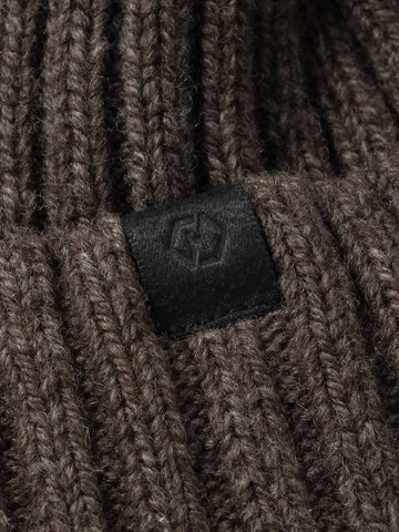 HAVEN Ribbed Beanie - Merino Wool Cashmere Earth, Beanies
