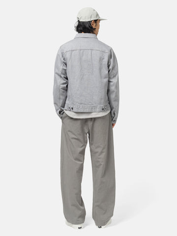 HAVEN Rig Jacket - Washed Cotton Denim Light Grey, Denim Jackets