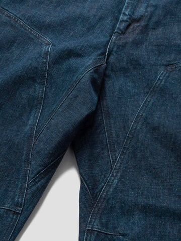 HAVEN Rig Pant - Stone Bio Washed Cotton Denim Indigo, Pants