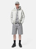 HAVEN Rig Short - Washed Cotton Denim Light Grey, Shorts