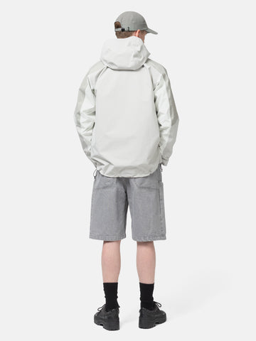 HAVEN Rig Short - Washed Cotton Denim Light Grey, Shorts
