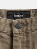 HAVEN Rig Short - Washed Cotton Denim Taupe, Shorts