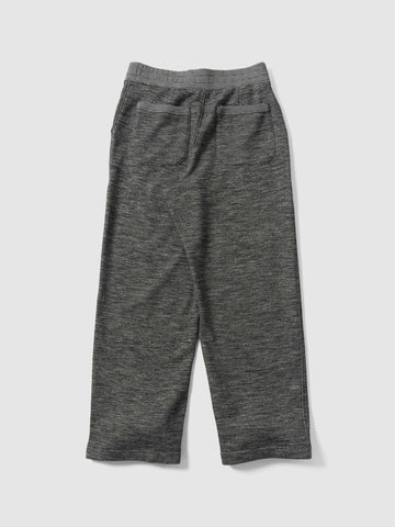 HAVEN Roam Sweatpant - Fog Wool Cotton Terry Charcoal, Sweatpants