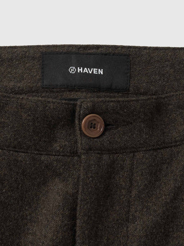 HAVEN Shop Pant - Loro Piana Storm System® Wool Earth, Pants