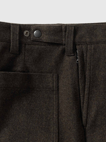 HAVEN Shop Pant - Loro Piana Storm System® Wool Earth, Pants