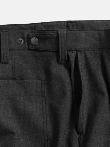 HAVEN Shop Pant - Tropical Wool Charcoal, Pants