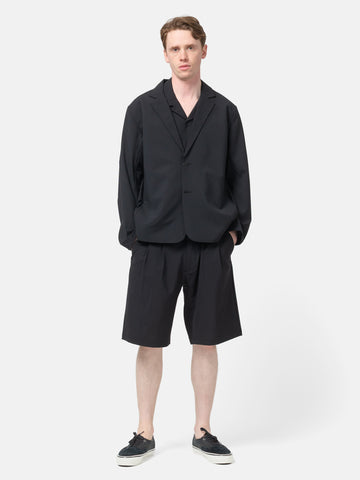 HAVEN Shop Short - Tropical Wool Black, Shorts