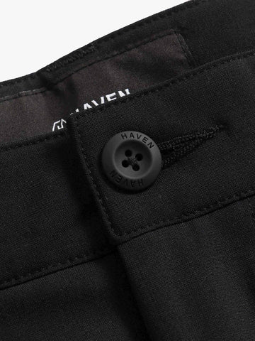 HAVEN Shop Short - Tropical Wool Black, Shorts