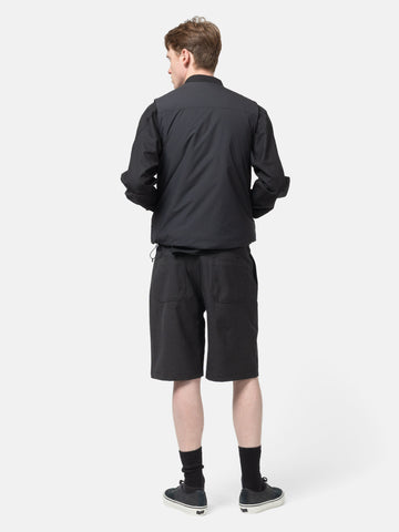 HAVEN Shop Short - Tropical Wool Charcoal, Shorts