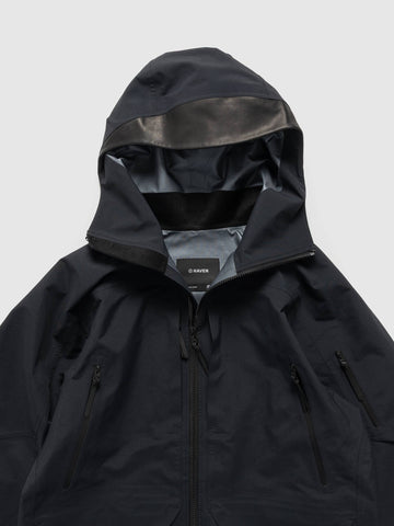 HAVEN Spectre Jacket - GORE-TEX® Nylon 3L / Leather Black, Shells & Rain Jackets