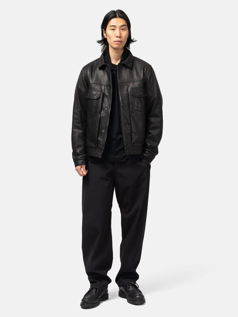 HAVEN Station Jacket - Leather / GORE-TEX® WINDSTOPPER® Black, Leather Jackets