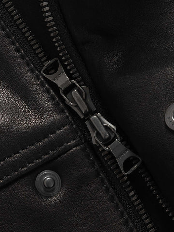 HAVEN Station Jacket - Leather / Windstopper® Black, Leather Jackets