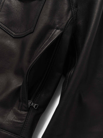 HAVEN Station Jacket - Leather / Windstopper® Black, Leather Jackets