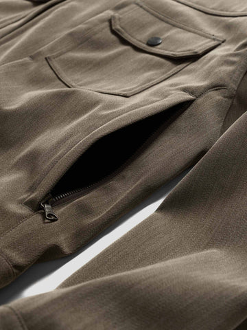 HAVEN Station Jacket - Loro Piana Storm System 3L Nylon Taupe, Jackets