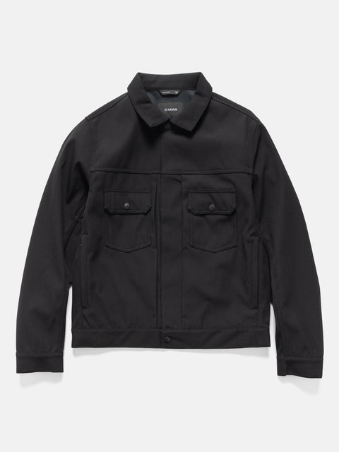 HAVEN Station Jacket - Loro Piana Storm System 3L Nylon Black, Jackets