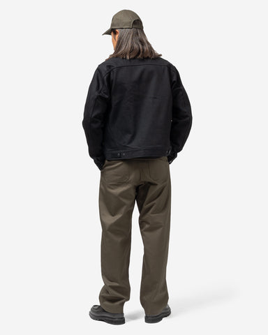 HAVEN Station Jacket - Suvin Cotton Denim Black, Denim Jackets