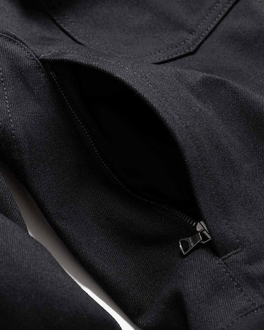 HAVEN Station Jacket - Suvin Cotton Denim Black, Denim Jackets
