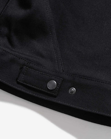 HAVEN Station Jacket - Suvin Cotton Denim Black, Denim Jackets