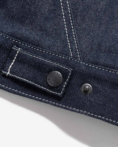 HAVEN Station Jacket - Suvin Cotton Denim Indigo, Denim Jackets