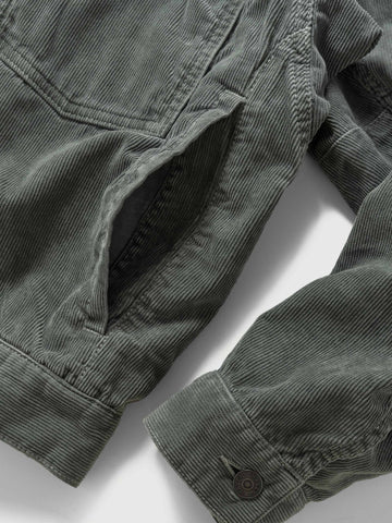 HAVEN Station Jacket Type 01 - Corduroy Sulfur Dye Graphite, Jackets