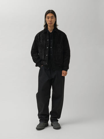 HAVEN Station Jacket Type 01 - Suede Windstopper® Black, Leather Jackets
