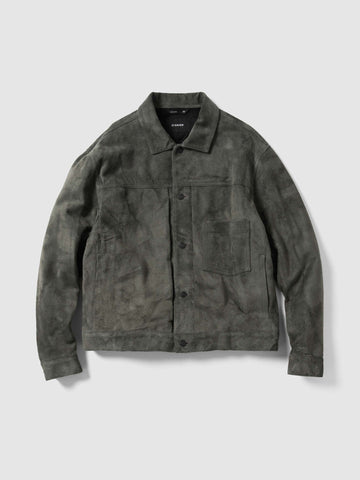 HAVEN Station Jacket Type 01 - Suede Windstopper® Grey, Leather Jackets