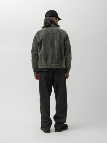 HAVEN Station Jacket Type 01 - Suede Windstopper® Grey, Leather Jackets