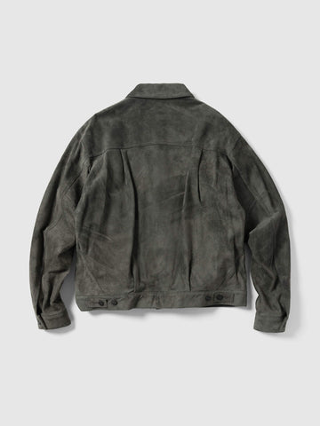 HAVEN Station Jacket Type 01 - Suede Windstopper® Grey, Leather Jackets