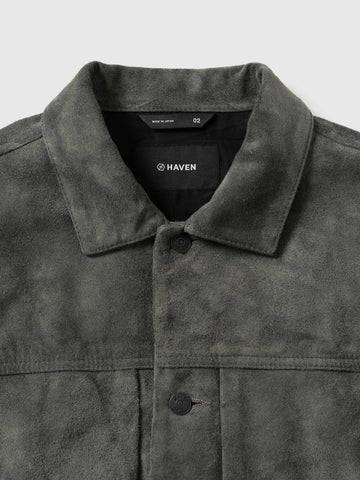 HAVEN Station Jacket Type 01 - Suede Windstopper® Grey, Leather Jackets