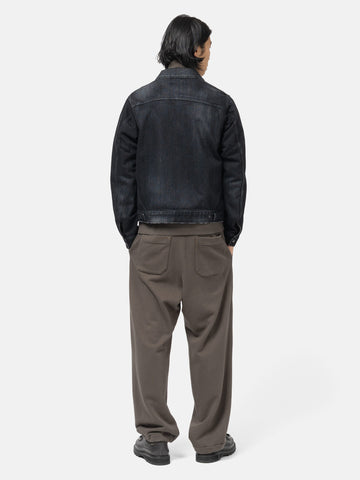 HAVEN Station Jacket - Suvin Cotton Denim Washed Black, Denim Jackets