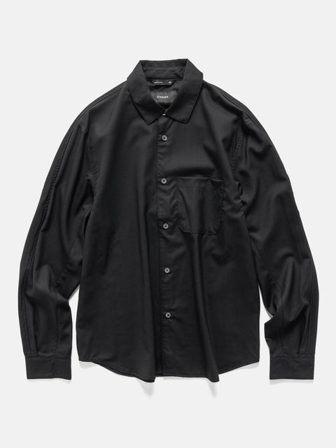 HAVEN Studio Shirt - Super 140 Wool Black, Shirts