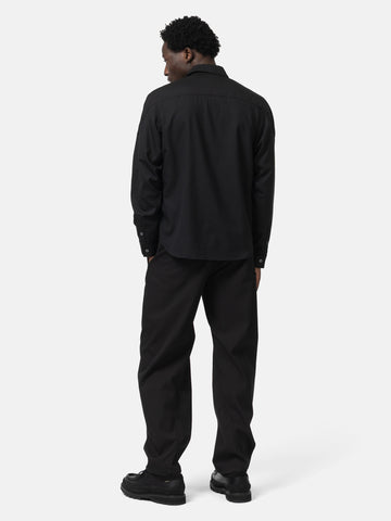 HAVEN Studio Shirt - Super 140 Wool Black, Shirts