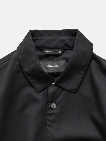 HAVEN Studio Shirt - Super 140 Wool Black, Shirts